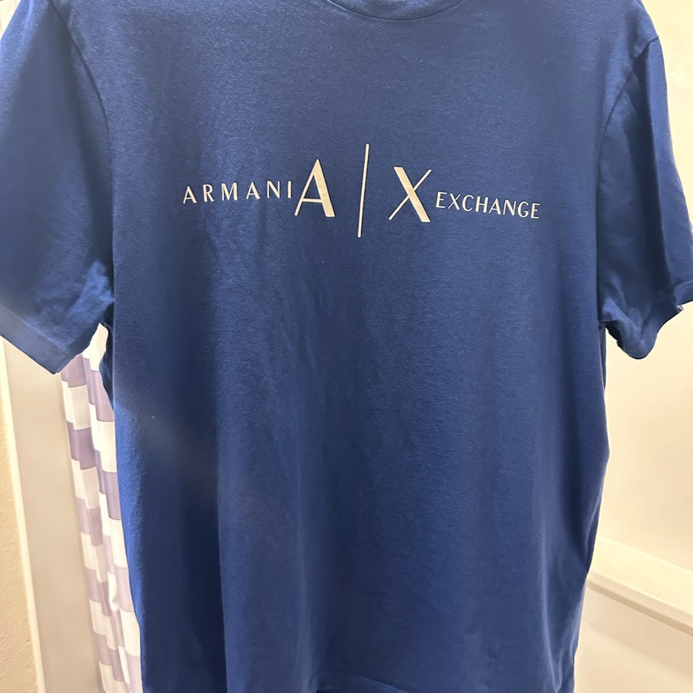 Armani Exchange Men's Navy Tee